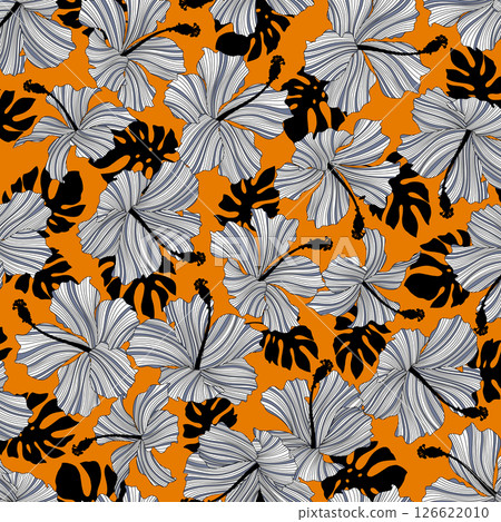 時尚現代的游泳金魚日式圖案, 時尚現代的游泳金魚日式圖案, 126622010