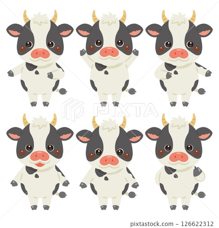 指著牛人物插圖集 126622312