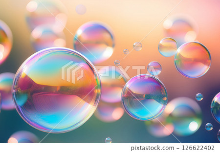 soap bubbles, soap bubble, colorful 126622402