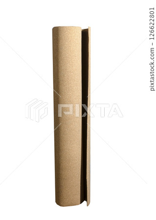 Cork underlay for laminate flooring. Cork base for wooden floors and coatings in the interior.  126622801