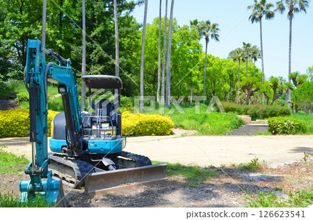 Landscape landscape construction 126623541