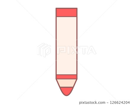 紅色蠟筆 126624204
