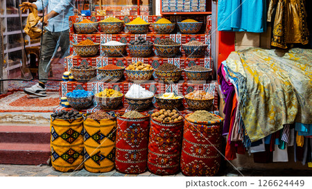 Spices at the market Muscat, Oman Spices at the market Muscat, Oman 126624449