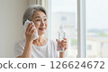 老年女性補水防暑材料 126624672