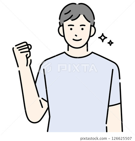 Gym instructor posing 126625507