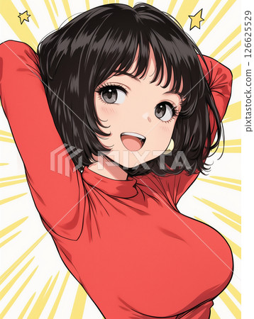 Girls illustration 126625529