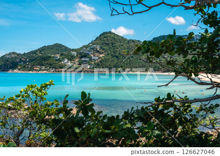 White Sand Beaches and Crystal Clear Waters,Summer on Koh Samui White Sand Beaches and Crystal Clear Waters,Summer on Koh Samui 126627046