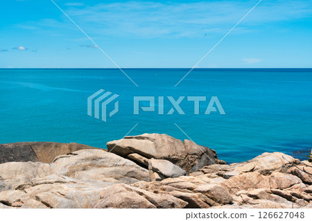 Summer Island view of a tropical island during the summer 126627048