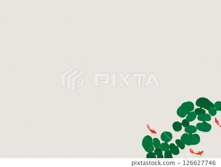 Summer Japanese-style background (goldfish) 2025-4 Summer Japanese-style background (goldfish) 2025-4 126627746
