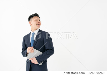 Young male business tablet 126628260