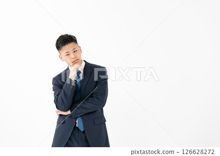 Young male business worries 126628272