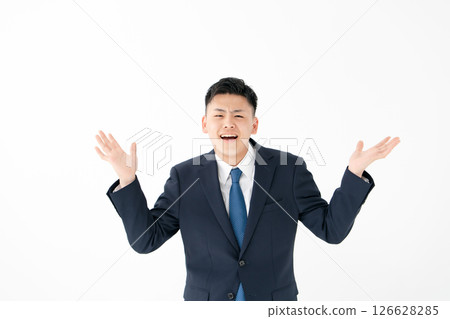 Young male business amazed Young male business amazed 126628285