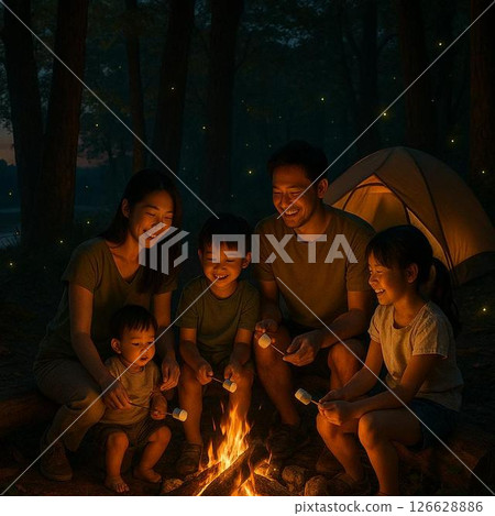 Camping experience in the great outdoors 126628886