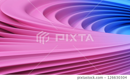 Abstract wavy background 3d with color gradient Abstract wavy background 3d with color gradient 126630304