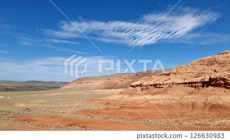 Beautiful Landscape Of The Desert 126630983