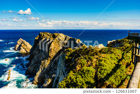 Coast at the Cabo de Penas in Asturias, Spain Coast at the Cabo de Penas in Asturias, Spain 126631007
