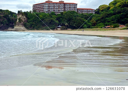 The pale colors of the spring beach The pale colors of the spring beach 126631078