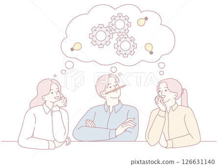 Collaboration and Innovation Creative Thinking in Action, where ideas grow together 126631140