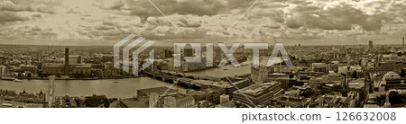 London panoramic sepia London panoramic sepia 126632008