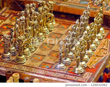 Metal chess 126632062