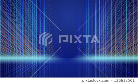 大氣簡約的科技彩色線條科技感背景 大氣簡約的科技彩色線條科技感背景 126632501