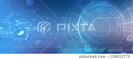 Abstract high technology and science background 126632773