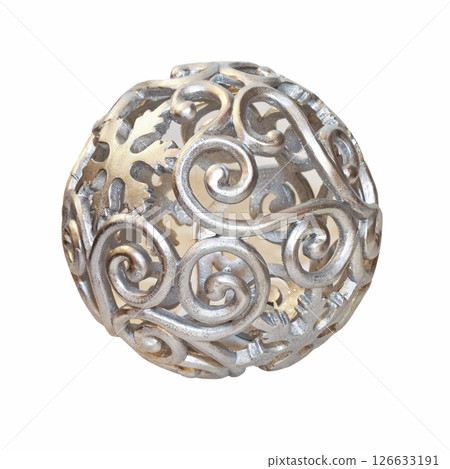 Silver ball 126633191