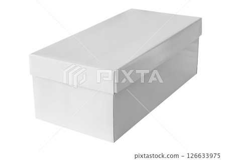 Mockup white box isolated on white background 126633975