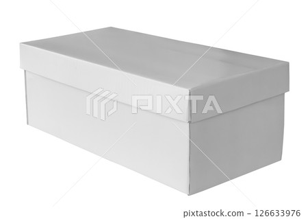 Mockup white box isolated on white background 126633976