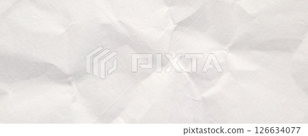 Abstract white crumpled and creased recycle paper texture background Abstract white crumpled and creased recycle paper texture background 126634077