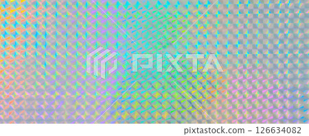 Holographic rainbow foil iridescent texture abstract hologram background 126634082