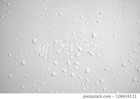 Water drops on white wall background texture Water drops on white wall background texture 126634131