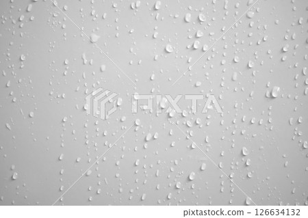 Water drops on white wall background texture Water drops on white wall background texture 126634132