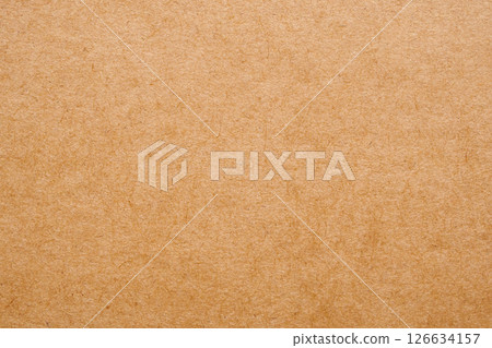 Brown paper eco recycled kraft sheet texture cardboard background 126634157