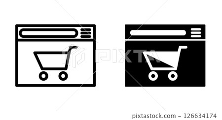 Browser icon design template 126634174