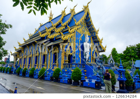Side View of Wat Rong Suea Ten Temple Side View of Wat Rong Suea Ten Temple 126634284
