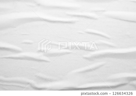 white crumpled and creased glued wrinkled paper poster texture background white crumpled and creased glued wrinkled paper poster texture background 126634326