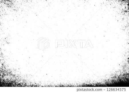 Abstract grunge black and white distressed texture background 126634375