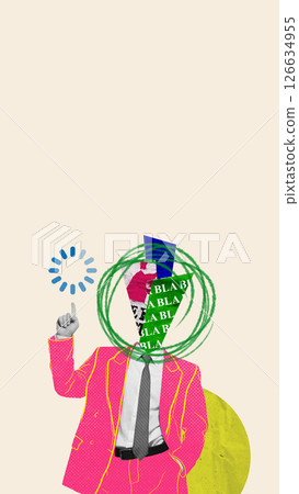 Idea Upload. Progress bar uploads inspiration directly from head like tech process against beige background. Conceptual art design Idea Upload. Progress bar uploads inspiration directly from head like tech process against beige background. Conceptual art design 126634955