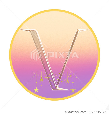 Round logo "V" Round logo "V" 126635123