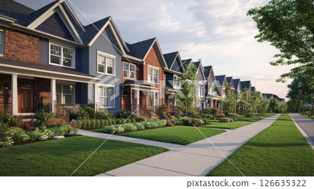 Charming Tudor-Style Homes in a Picturesque Neighborhood 126635322
