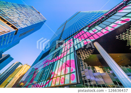 日本東京城市景觀,眺望澀谷櫻花舞台、澀谷塔等=20日 日本東京城市景觀,眺望澀谷櫻花舞台、澀谷塔等=20日 126636437