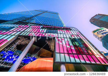 Tokyo cityscape in Japan, overlooking Shibuya Sakura Stage and SHIBUYA Tower, etc. = 20th Tokyo cityscape in Japan, overlooking Shibuya Sakura Stage and SHIBUYA Tower, etc. = 20th 126636489
