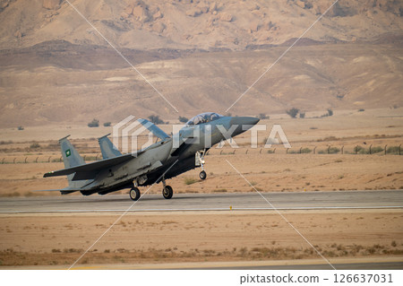 Jet Fighter Maneuver at KSA Airshow 126637031