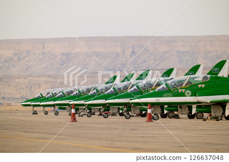 Saudi Hawks in Formation KSA Airshow Display 126637048