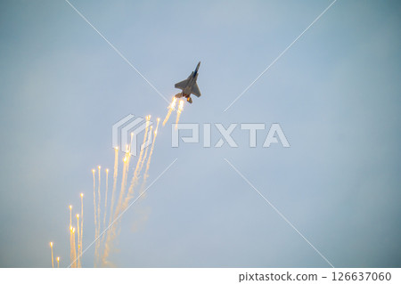 Jet Fighter Maneuver at KSA Airshow Jet Fighter Maneuver at KSA Airshow 126637060