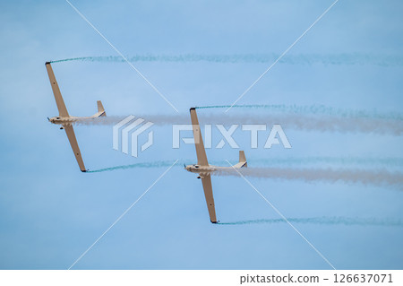 Synchronized Gliders Over Saudi Skies 126637071