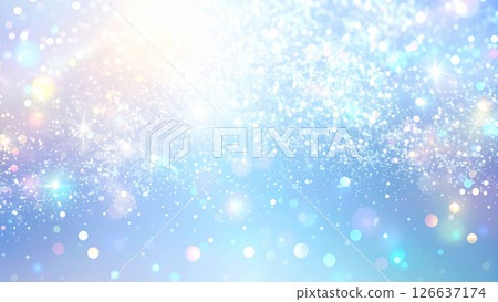 夢幻般的淺藍色背景素材 126637174