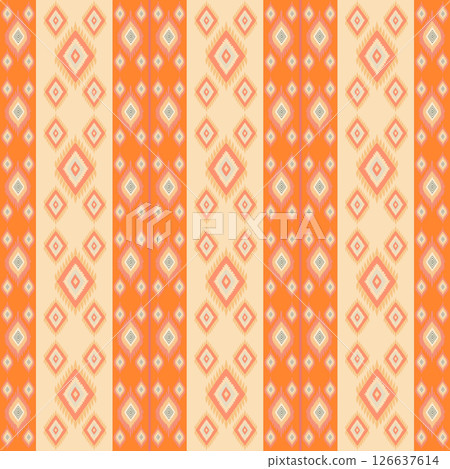 seamless pattern with traditional embroidery ornament. vector illustration 126637614