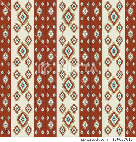 seamless pattern with traditional embroidery ornament. vector illustration seamless pattern with traditional embroidery ornament. vector illustration 126637616